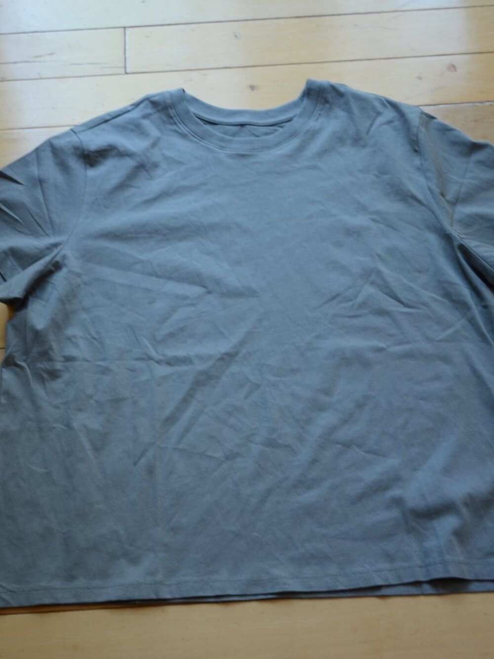Pact Women's Castor Green Organic Cotton Essential Crewneck Tee Size XXL NWT
